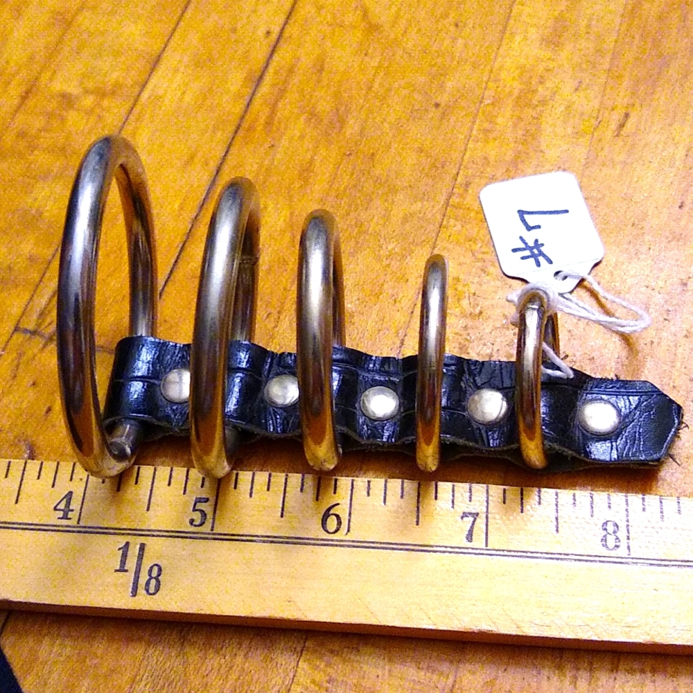 C-ring Metal & Faux Leather, #7 - Picture 4 of 7